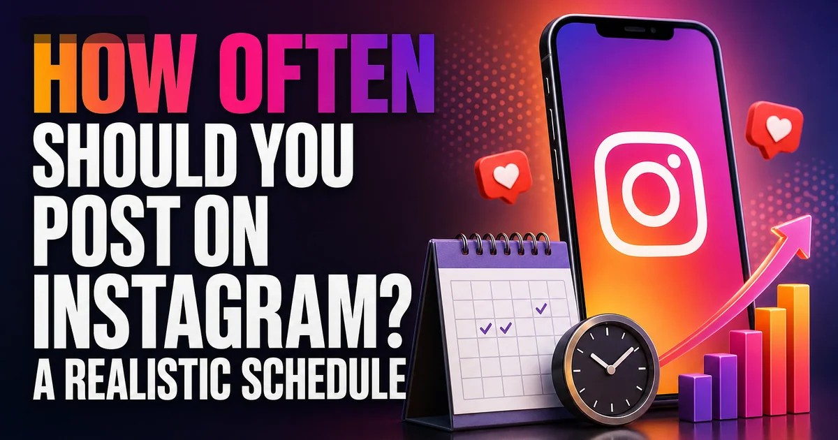 How Often Should You Post on Instagram? A Realistic Schedule How Often Should You Post on Instagram? A Realistic Schedule