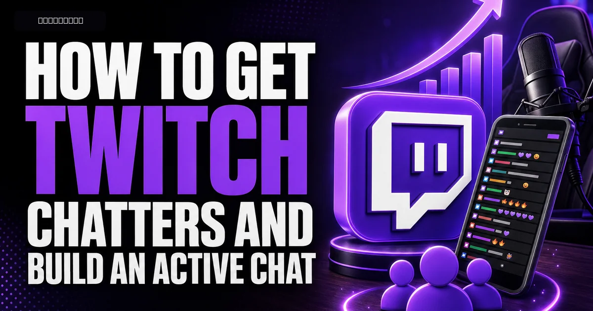How to Get Twitch Chatters and Build an Active Chat How to Get Twitch Chatters and Build an Active Chat