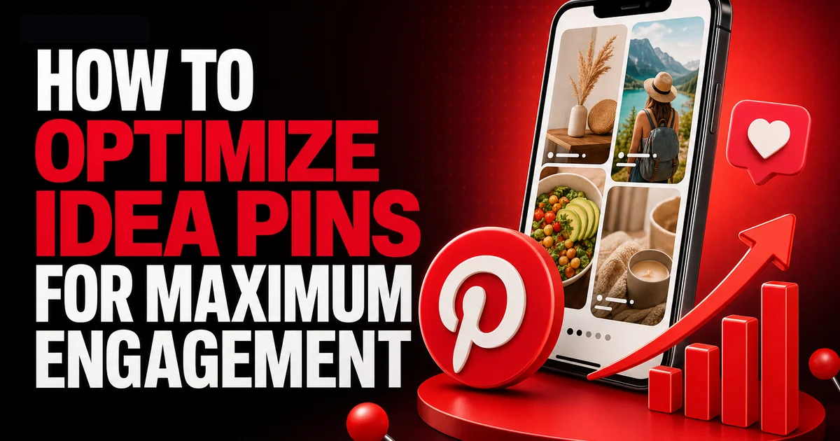 How to Optimize Idea Pins for Maximum Engagement How to Optimize Idea Pins for Maximum Engagement