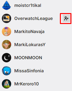 twitch left sidebar