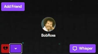 twitch profile unfollow on pc- step-3