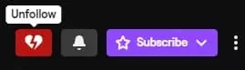 twitch profile unfollow on pc - step no 4