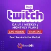 Buy Twitch Daily Weekly Monthly Plans