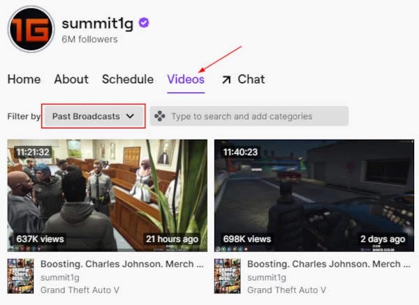 How to View an Old Stream on Twitch