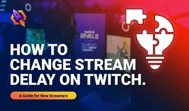 change stream delay on twitch