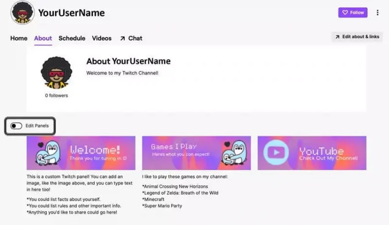 How to Customize Twitch Channel?