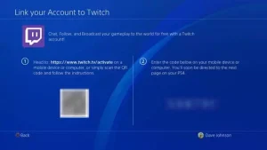 link your account to twitch