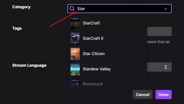 How To Change Game Category On Twitch PC Mobile
