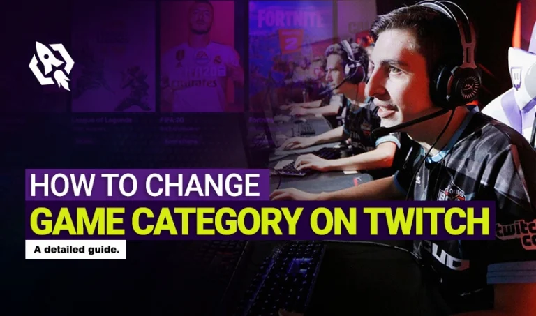 how to change game category on twitch