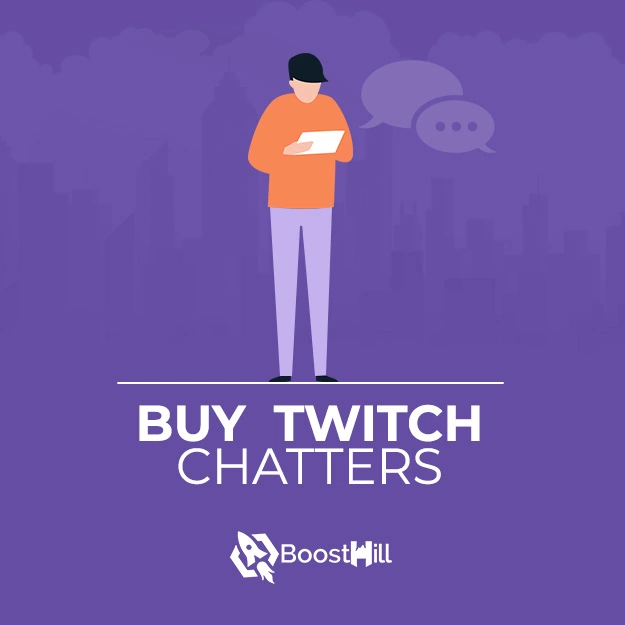 buy twitch Chatters from BoostHill