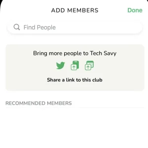 add members in clubhouse club