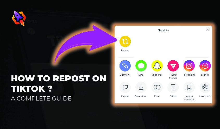 how to repost on tiktok