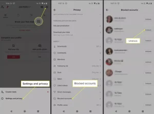 tiktok unblock steps