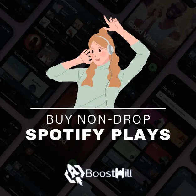 buy non-drop Spotify plays