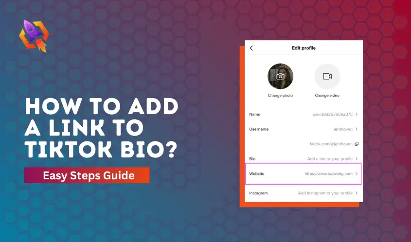 how to add a link to tiktok bio