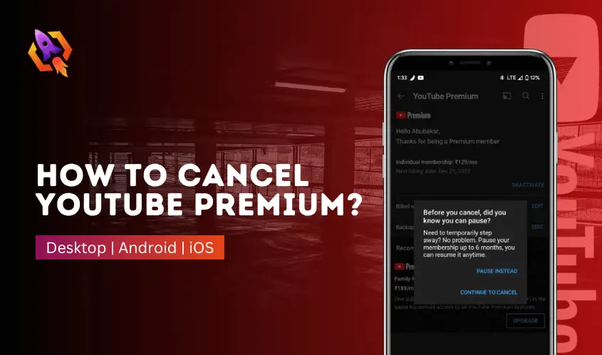 How to Cancel YouTube Premium