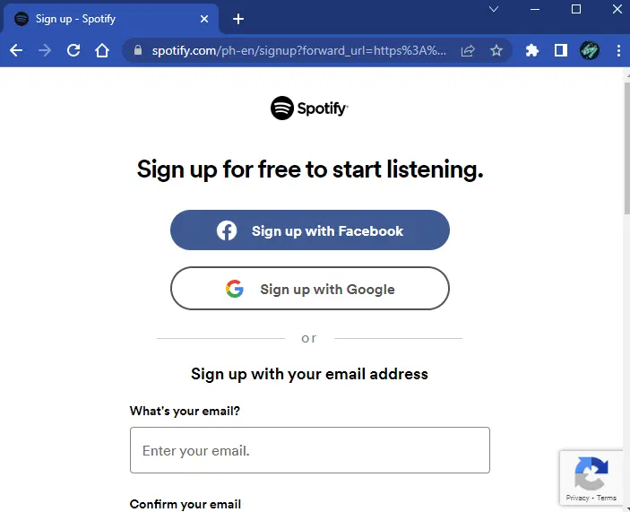 login to Spotify account
