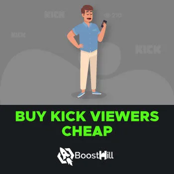 buy kick viewers cheap