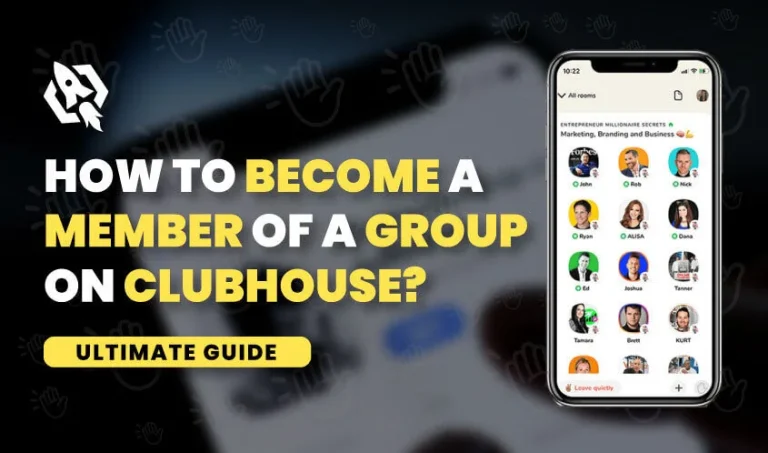 how to become a member of a group on clubhouse