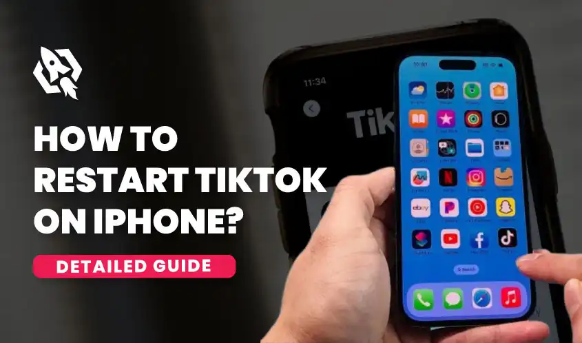 how to restart tiktok on iphone
