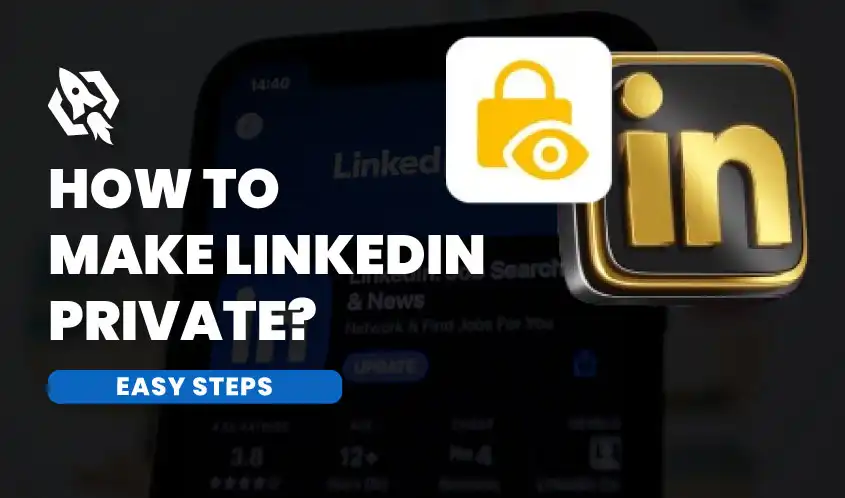 how to make linkedin private