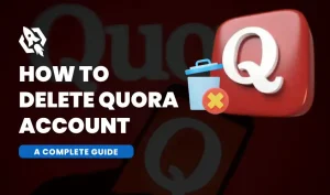 how to delete quora account